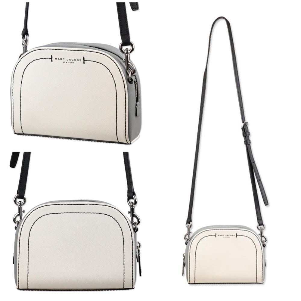 $275 NWOT Marc Jacobs Saffiano Leather Playback Dome Boxy Crossbody Bag